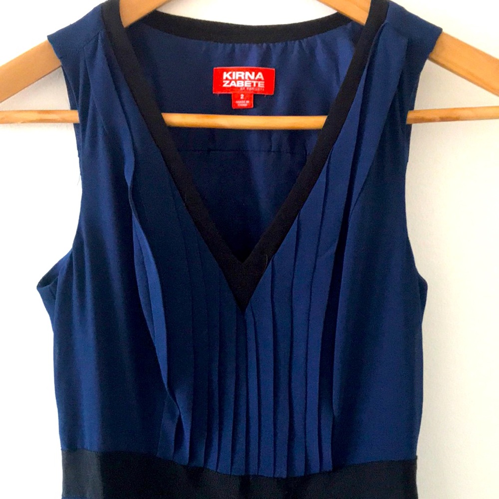 Navy full length Kirna Zabette gown